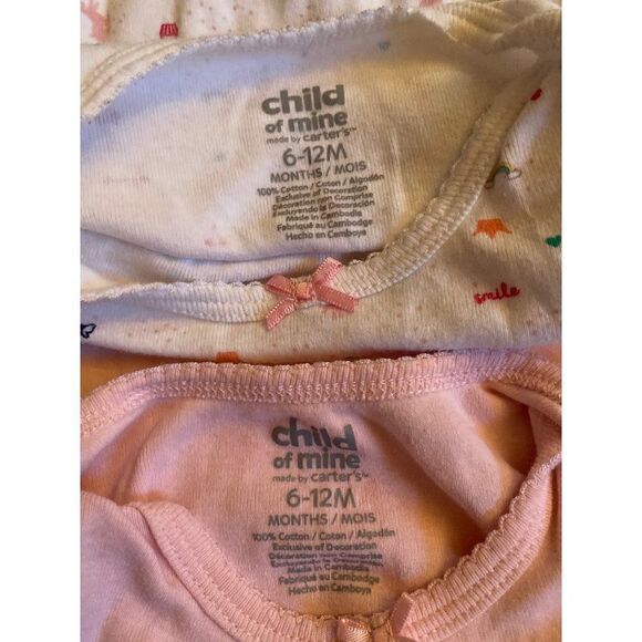 Bundle of 4 Calvin Klein/Child of Mine mixed neutral 6 - 12 month baby one piece - Picture 7 of 7